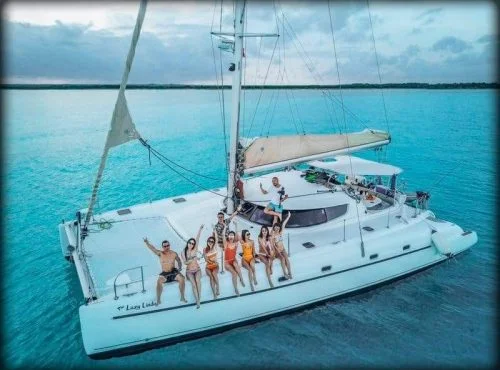 yacht party in tulum